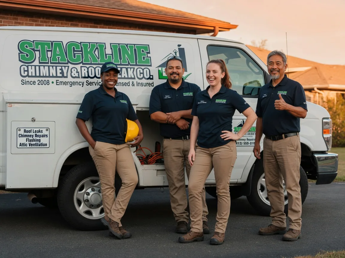 Chimney flashing repair company in Great Lakes, IL